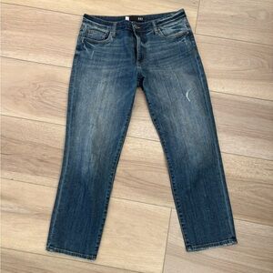 Kut From The Kloth Womens Jeans Size 6 High Rise Reese Fab Ab Ankle Straight Leg